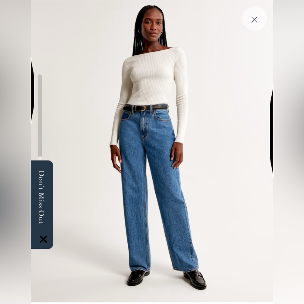 Abercrombie High Rise Loose Jeans